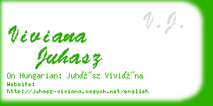 viviana juhasz business card
